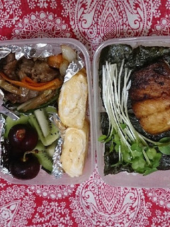 男子高校生お弁当6月13日-レシピのメイン写真