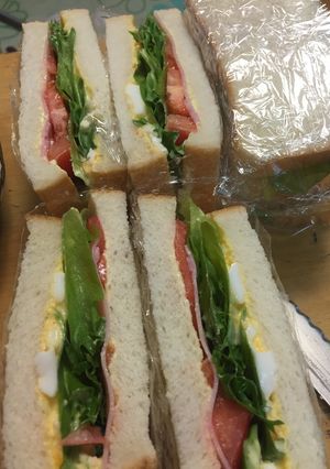サンドイッチの綺麗な切り方-レシピのメイン写真