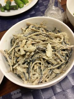 さっぱり♪ひじきとごぼうの梅マヨサラダ-レシピのメイン写真