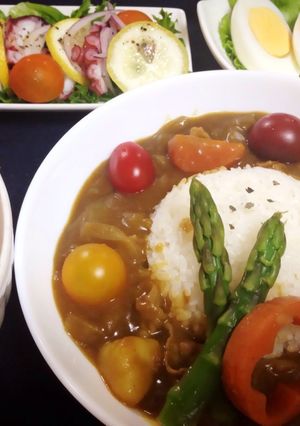 カレー＊盛り付け-レシピのメイン写真