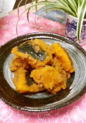 南瓜のミンチ和え-レシピのメイン写真