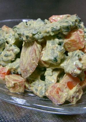 カレー風味のゴーヤサラダ-レシピのメイン写真