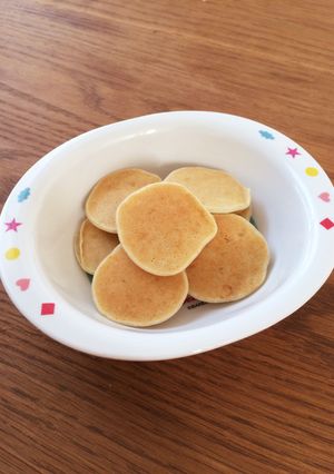 ＊バナナパンケーキ＊手づかみ＊離乳食後期-レシピのメイン写真