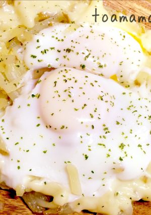 簡単節約☆じゃがいもチーズの巣ごもり卵-レシピのメイン写真