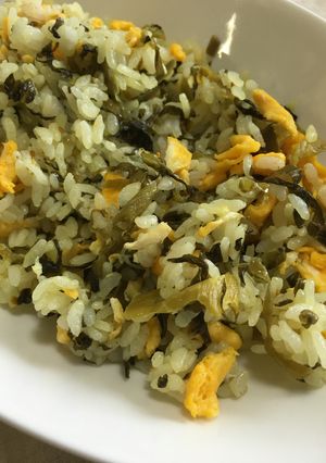 簡単！高菜と玉子のバターチャーハン-レシピのメイン写真