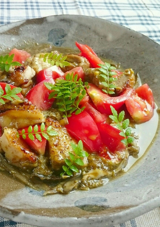 トマ鶏ごぼ柳川風-レシピのメイン写真