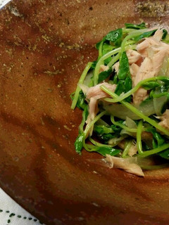 ベジ♪豆苗の和風ツナサラダ-レシピのメイン写真