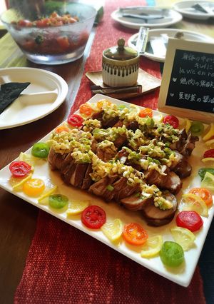 鶏肉の黒酢煮ネギソース-レシピのメイン写真