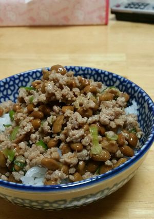我が家のズボラ飯　納豆丼-レシピのメイン写真