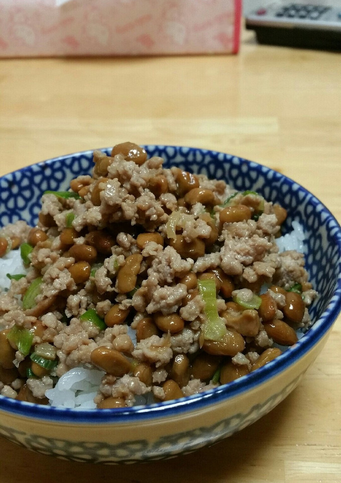 我が家のズボラ飯　納豆丼-レシピのメイン写真
