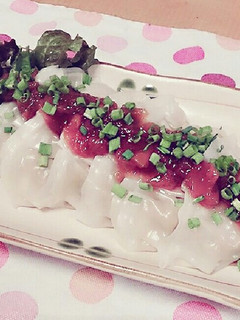 冷やし水餃子~さっぱり梅だれ~-レシピのメイン写真