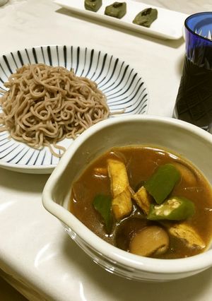夏には、カレ−つけ麺-レシピのメイン写真