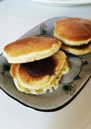 ホットケーキミックスでゴマどら焼き-レシピのメイン写真