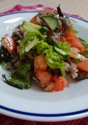 牛しゃぶしゃぶ肉のさっぱりサラダ★-レシピのメイン写真