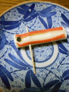 簡単!裂けるチーズでこいのぼり!お弁当に-レシピのメイン写真