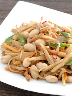 簡単大豆入りきんぴらごぼう-レシピのメイン写真