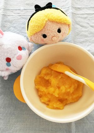 離乳食初期〜☆かぼちゃと人参のお粥☆-レシピのメイン写真