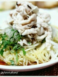 冷しゃぶ冷やし中華-レシピのメイン写真