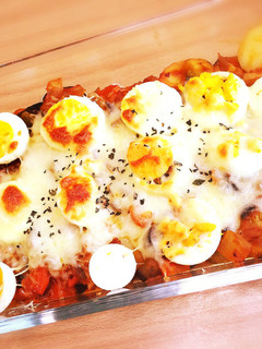 残り野菜でOK!簡単ミートソースグラタン-レシピのメイン写真