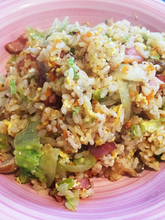 ドレッシングで野菜たっぷり炒めごはん-レシピのメイン写真