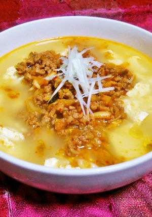 崩し豆腐の中華風スープ-レシピのメイン写真