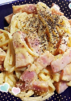 生クリームなしで簡単濃厚！カルボナーラ-レシピのメイン写真