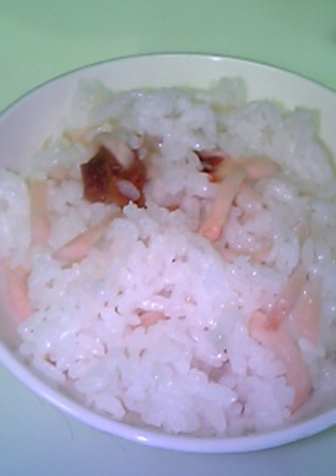 土鍋で簡単夏ご飯☆梅の炊き込みご飯-レシピのメイン写真