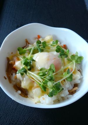きんぴらごぼうdeチーズ焼きご飯♪-レシピのメイン写真