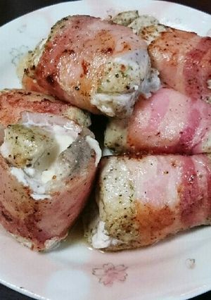 モウカザメのベーコンチーズ巻き-レシピのメイン写真