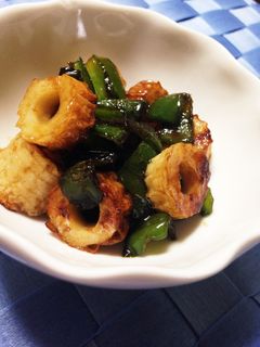 お弁当に☆竹輪とピーマンの生姜焼き炒め-レシピのメイン写真