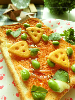 枝豆のCheezaトースト-レシピのメイン写真