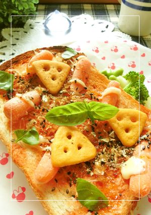 人参×おかかのCheezaトースト-レシピのメイン写真