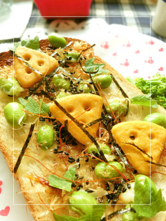 枝豆×Cheeza 和トースト-レシピのメイン写真