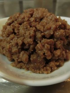 牛豚ひき肉の甘辛そぼろ-レシピのメイン写真