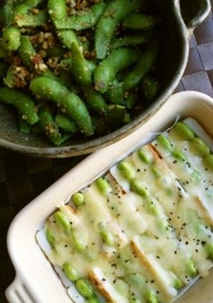 枝豆おつまみ2品-レシピのメイン写真