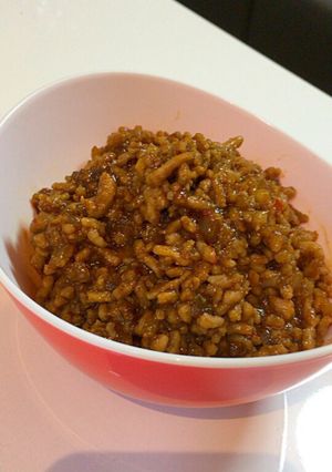 油っこくない!冷めても美味しい肉味噌-レシピのメイン写真