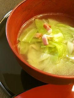 ベーコンの旨みが美味しい☆お味噌汁-レシピのメイン写真
