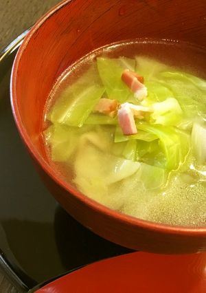 ベーコンの旨みが美味しい☆お味噌汁-レシピのメイン写真