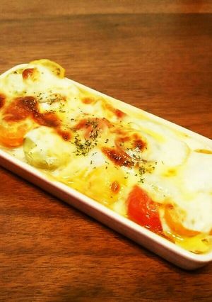 超簡単♡トマトのチーズ焼き-レシピのメイン写真