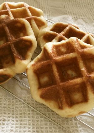 ココナッツオイルで！ベルギーワッフル-レシピのメイン写真