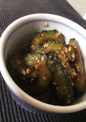 あっと言う間に保存食！ゴーヤ胡麻炒め♡-レシピのメイン写真