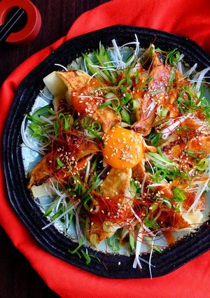 焼き餃子のユッケ！-レシピのメイン写真