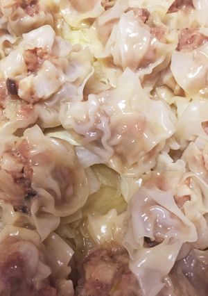 蒸し器不要！シュウマイで野菜も食べる♡-レシピのメイン写真