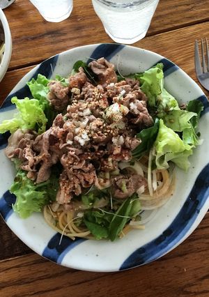 ヘルシー豚しゃぶサラダパスタ-レシピのメイン写真