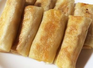 冷凍シュウマイをリメイク！簡単節約春巻き-レシピのメイン写真