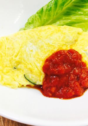 ズッキーニのオムレツ-レシピのメイン写真