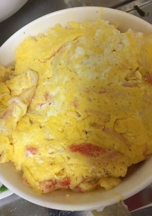 お弁当や卵の消費に！簡単すぎるオムカマ♡-レシピのメイン写真