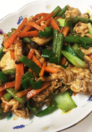田楽味噌で♡野菜たっぷりスタミナ炒め-レシピのメイン写真