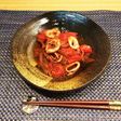 5分でできちゃう☆イカとトマトの炒め物