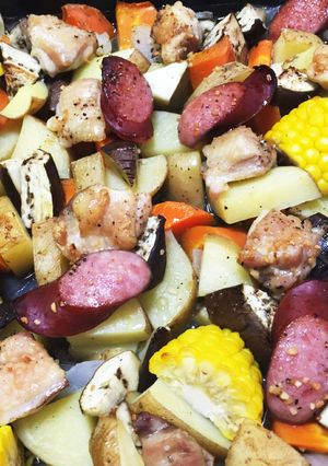 家にある材料で簡単！ぎゅうぎゅう焼き♪-レシピのメイン写真